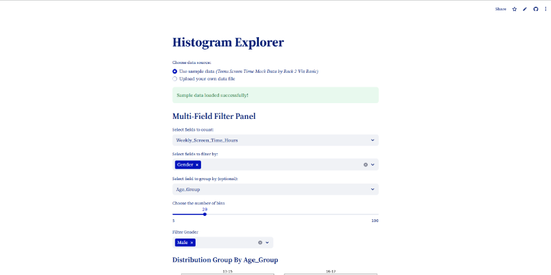Featured image of post Building an Interactive Histogram Explorer with Streamlit
